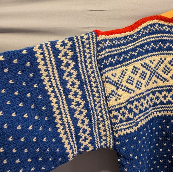 Vintage 50s 60s Norwegian Sweater - Picture 2 of 5
